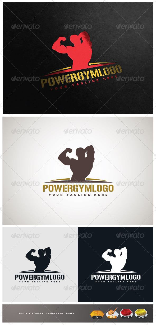 Gym Logo - Humans Logo Templates