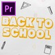 Back To School - Creative Opener | MOGRT - VideoHive Item for Sale