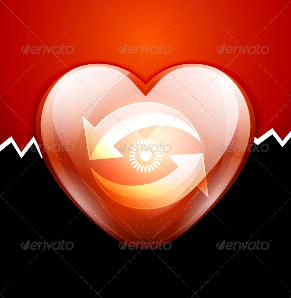 Glossy Valentine's Heart Engine Concept - Valentines Seasons/Holidays