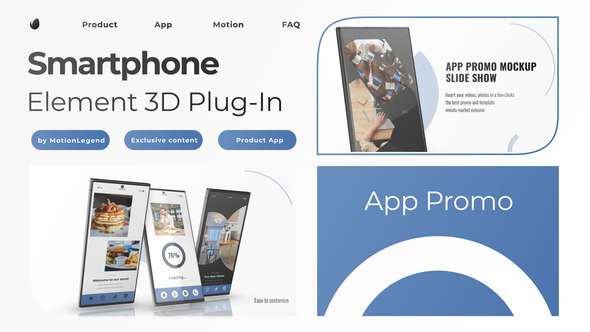 Phone Promo Mockup Product Promo template preview