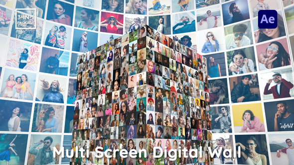 Multi Screen Digital Wall