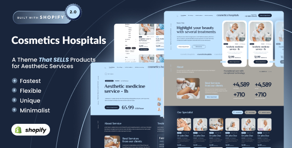 Cosmetics Hospitals – Medical & Health Clinic Shopify 2.0 Theme