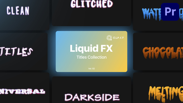 Liquid Motion Titles for Premiere Pro Vol. 02