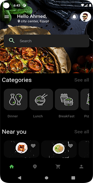 Ui Restaurant Food app in Flutter 3.0 by ahmedfouda1 | CodeCanyon