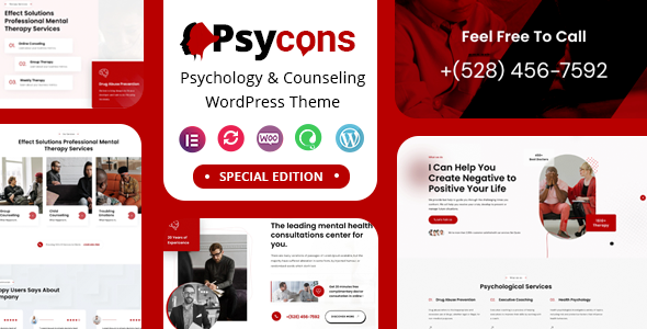Psycon – Psychology & Counseling WordPress Theme