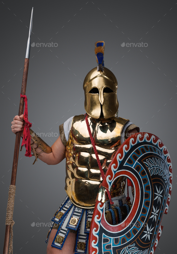 ancient spartan warriors armor