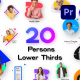 20 Person Introduction Lower Thirds | Premiere Pro - VideoHive Item for Sale