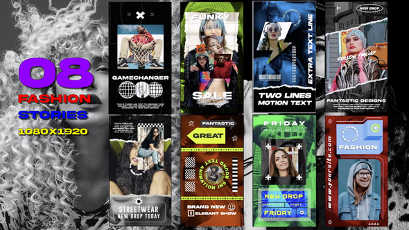 Fashion Reels Product Promo template preview