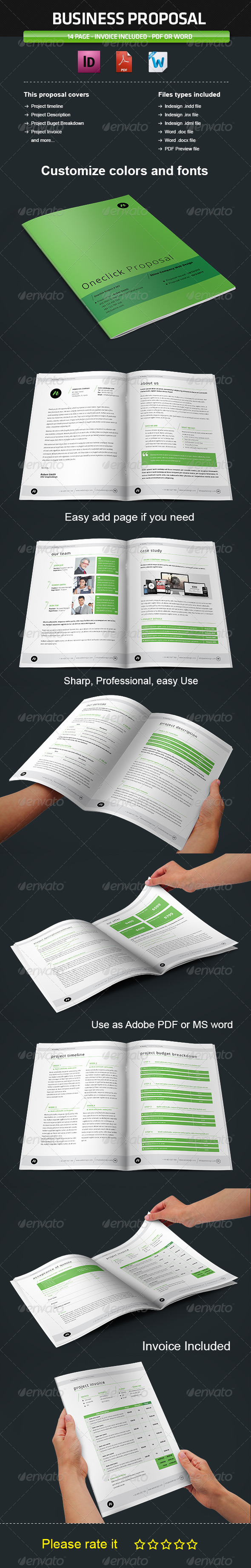 Proposal Template(Vol2) - Proposals & Invoices Stationery