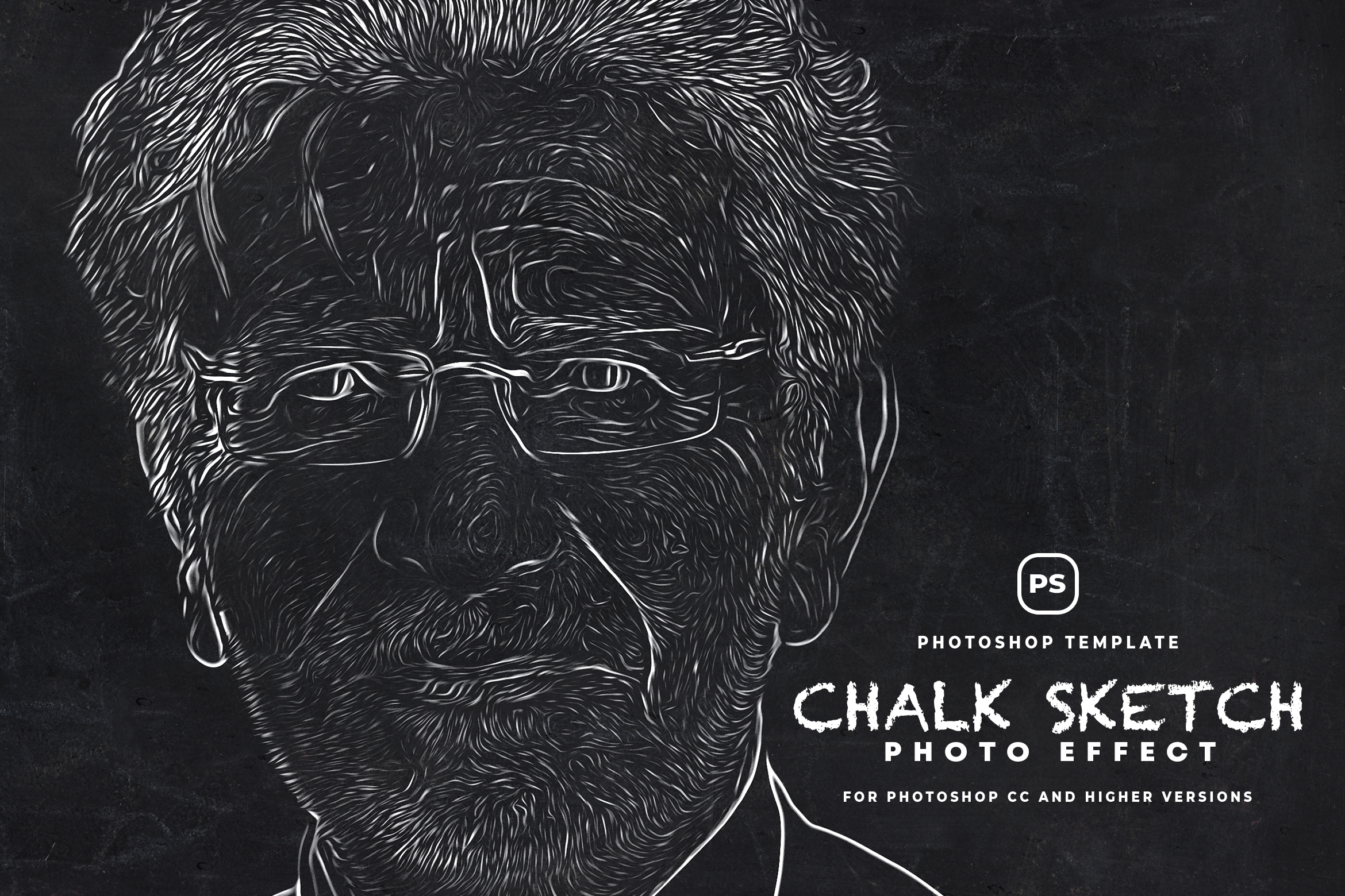 Chalk on sale drawing photoshop