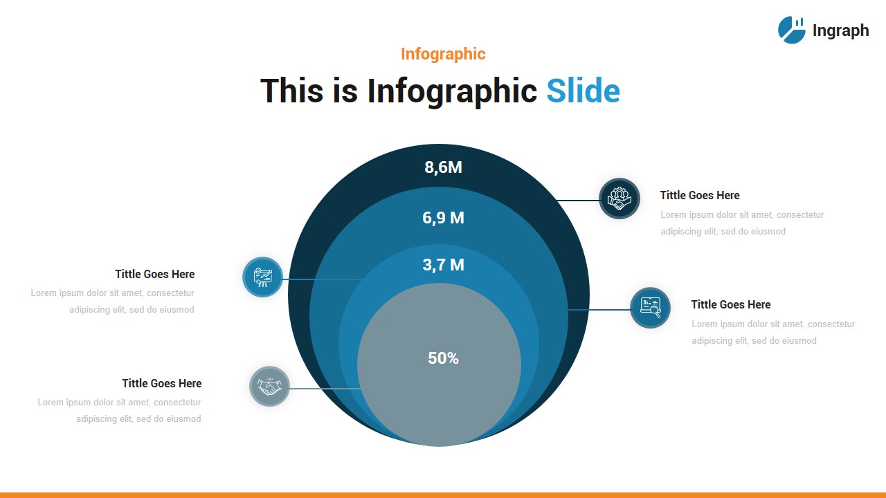 Infographic Business Pitch Deck Presentation, Presentation Templates