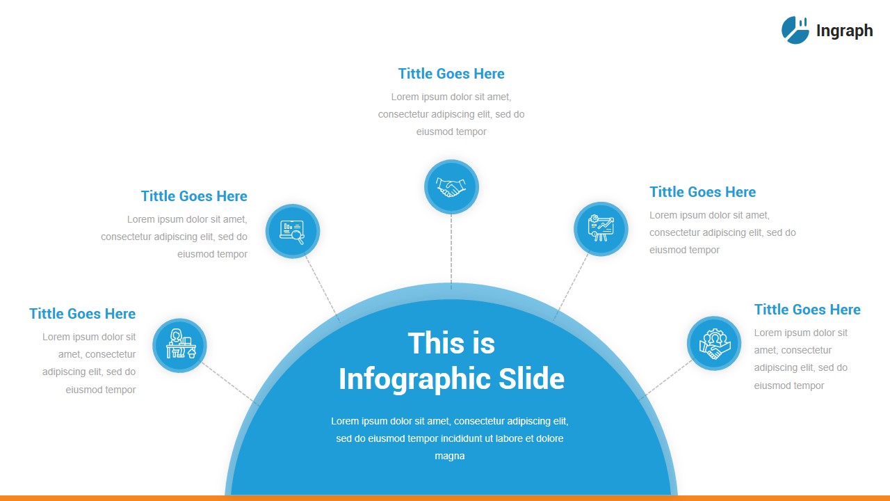 Infographic Business Pitch Deck Presentation, Presentation Templates