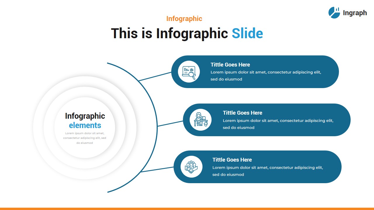 Infographic Business Pitch Deck Presentation, Presentation Templates