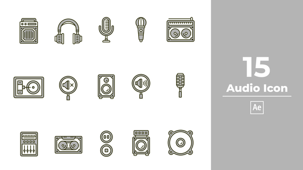 Audio Icon After Effect