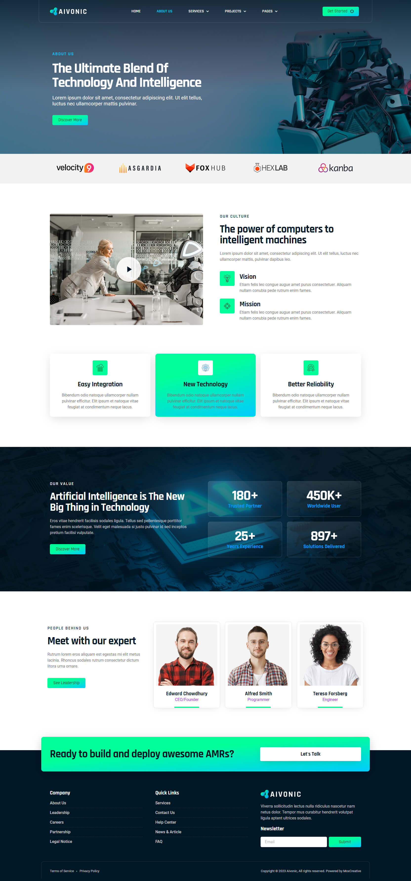 Aivonic - AI & Robotics Elementor Pro Template Kit by moxcreative ...