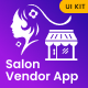 Salon Vendor Flutter App - UI Kit