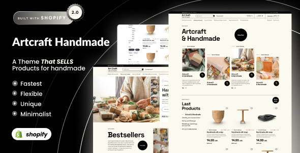 Art Craft Handmade – Shopify 2.0 Art Store Theme