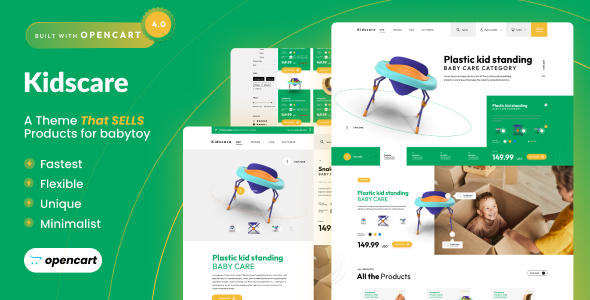 Kids Care – Day Care & Child Care Opencart 4 Template