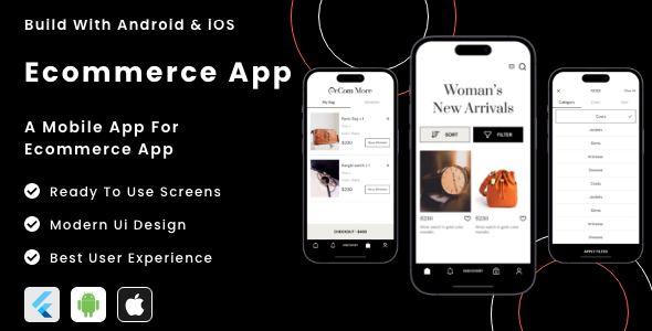 Ecommerce App - Flutter Mobile App Template