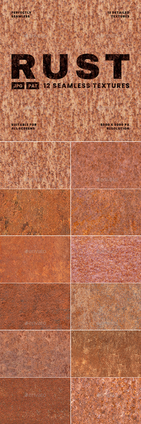Seamless Rust Textures