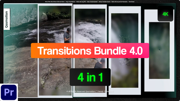 Transitions Bundle 4.0 For Premiere Pro