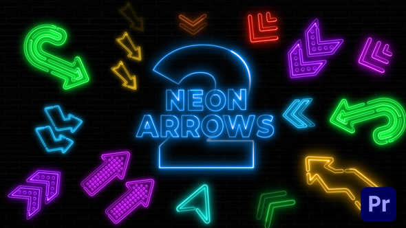 Animated Elements | Neon Arrows Part 2