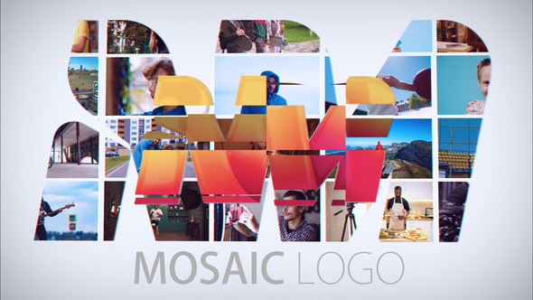 Mosaic Logo Intro