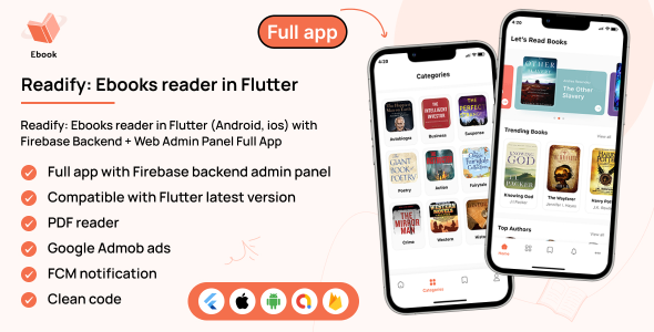 flutter ebook app banner