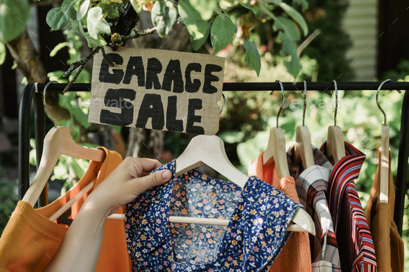 Clothes rack for garage sale hot sale