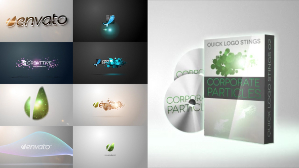Quick Logo Sting Pack 02: Corporate Particles