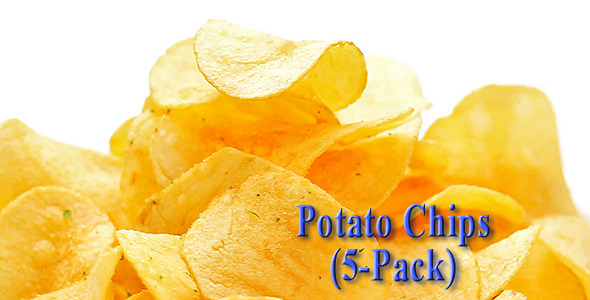 Potato Chips Heap Rotating (5-in-1 Pack)