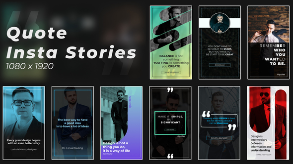 Quotes Insta Stories Product Promo template preview