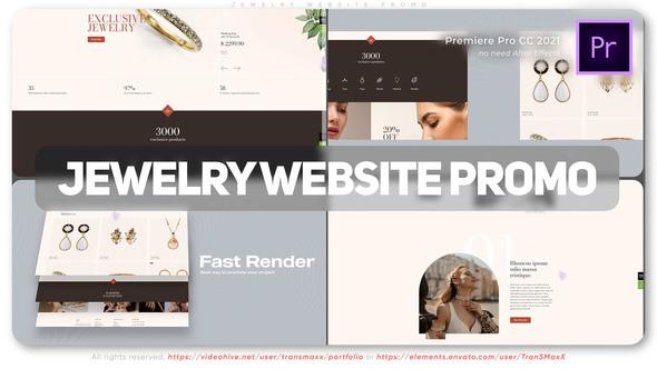 Jewelry Website Promo