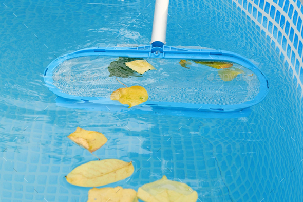 A pool cleaner that cleans the surface