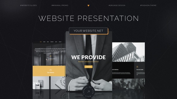 Website Dark Promo Product Promo template preview