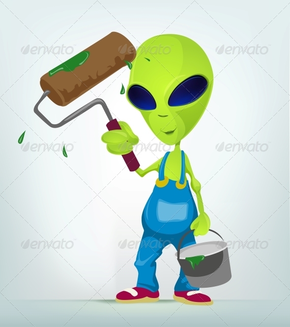 Funny Alien - Monsters Characters