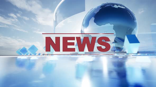 News World Map Background 4K alt