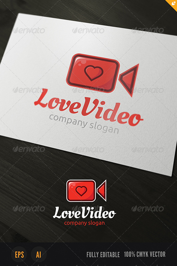 Love Video Logo - Objects Logo Templates