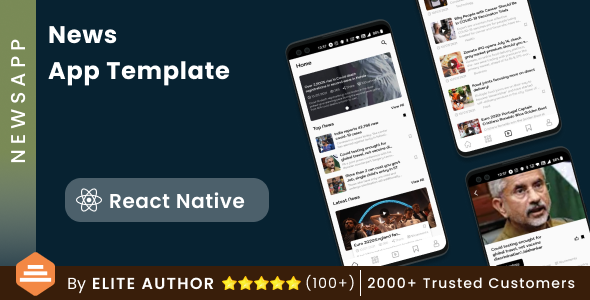 News Android App + News iOS App Template | React Native | NewsApp