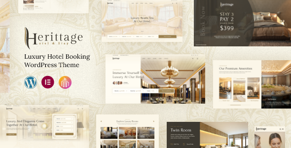Herittage – Hotel Booking WordPress Theme