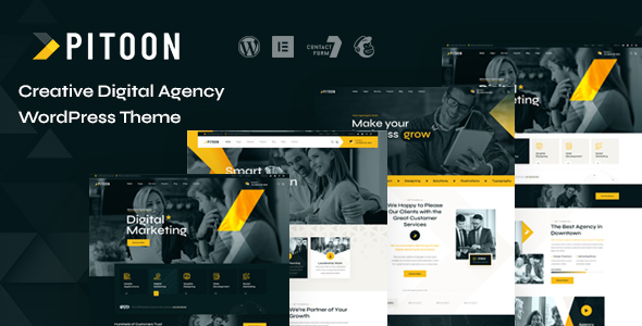 Pitoon – Creative Digital Agency WordPress Theme