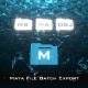 Maya File Batch Export