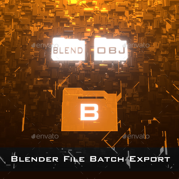 Blender File Batch Export