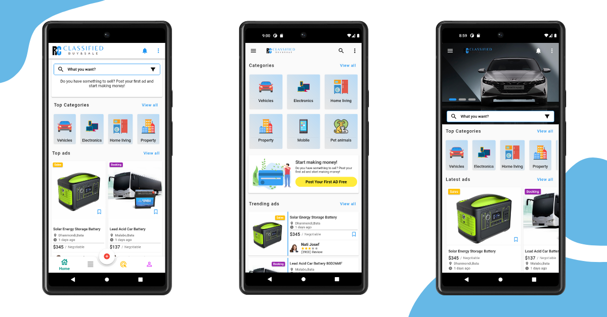 RC-Classified & Listing Flutter App UI Template by 5leaf | CodeCanyon
