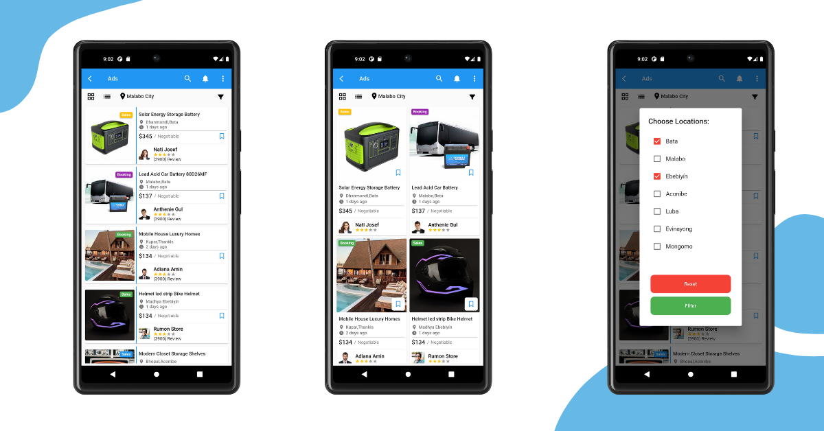 RC-Classified & Listing Flutter App UI Template by 5leaf | CodeCanyon