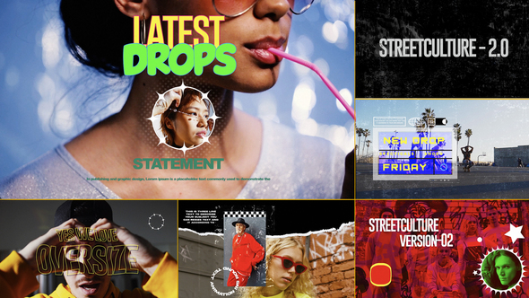 Fashion Streetwear 2 Product Promo template preview