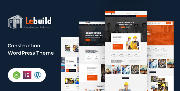 Lebuild - Construction Industry Company WordPress Theme