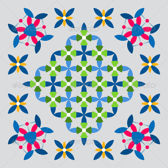 Ethnic Abstract Ornaments