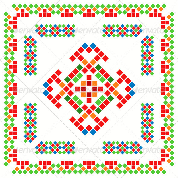 Ethnic Abstract Ornaments