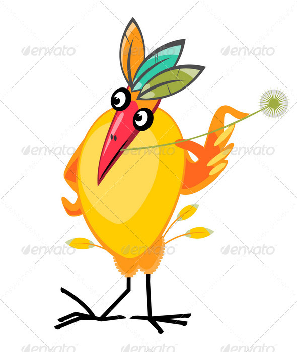 Exotic Bird Character